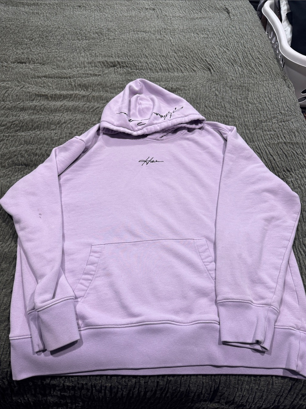 Hollister Lavender Hooded Pullover Sweatshirt - Picture 5 of 7